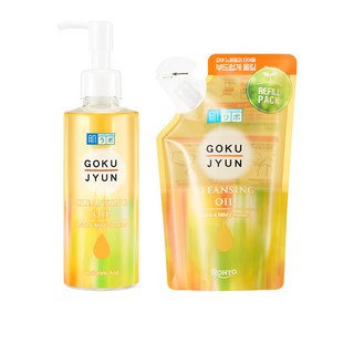 하다라보 고쿠쥰 클렌징 오일 200ml + 리필180ml, 1세트, 380ml
