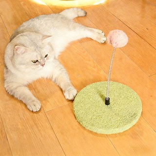 고양이 장난감 고양이 스프링볼, 1세트, 초록색