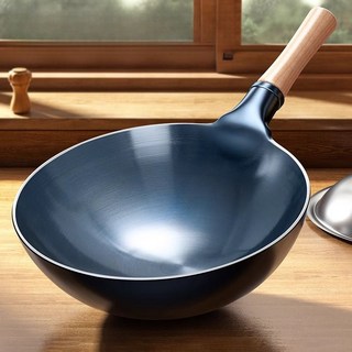 중국집 무쇠팬 후라이팬 무쇠 스텐웍 두꺼운 볶음 일본웍 전나무 30CM