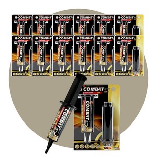 홈키파 컴배트 프로페셔널 파워겔 주사기형 바퀴벌레 약, 12개