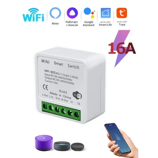 16A 20A WiFi 스마트 스위치 모듈 RF433Mhz 수신기 차단기 릴레이 Tuya Smart Life 앱 Alexa Google Hom, 03 WiFi 16A
