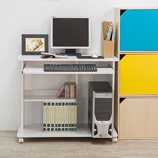 TZUMii純白時尚多功能電腦桌，簡約風工作桌，穩固辦公桌，易清潔書桌, 純白時尚多功能電腦桌