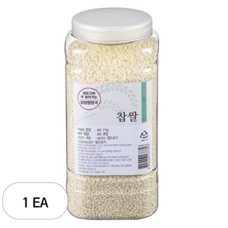 월드그린 싱싱영양통 무농약 찹쌀, 2kg, 1개