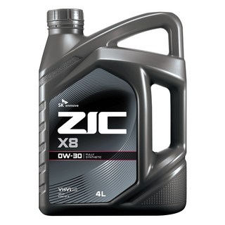 지크 SK엔무브 X8 엔진오일, 1개, 0w30, 4L