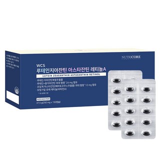 뉴트리코어 루테인지아잔틴 아스타잔틴 레티놀A 7.5g, 150정, 1개