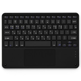 아이몰 무선 태블릿 호환 블루투스 터치 트랙패드 키보드, 블랙, Z15, 제조사축