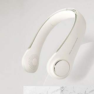 스타일리스 넥팬 휴대용 선풍기 베이지 네이비 넥풍기 목걸이 선풍기