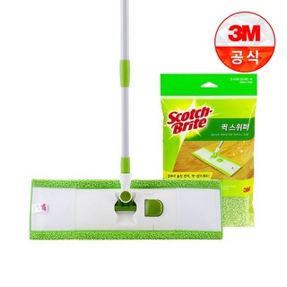 [3M]퀵스위퍼 극세사 막대걸레(밀대+리필 2P), 1개