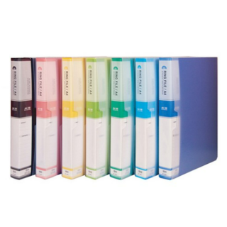 현풍화일 PP칼라 A4 60매 3공링 바인더화일, 분홍색, 10개