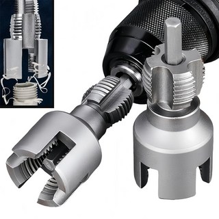 4부+6부 수도관 내외부 나사 탭 파이프 나사산 내부 외부 가공 공구, 1세트