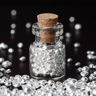 오로프 순은 99.9% 그래뉼 실버 유리병 은테크 투자용 5g 10g 보증서 증정