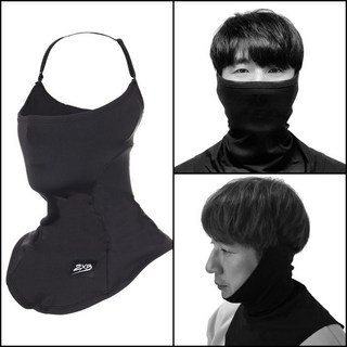 2xb 겨울 남자 바라클라바 스키 스노우보드 골프 러닝 등산 낚시 라이딩 바이크 목토시 기모 방한 발열 후드 넥워머 버프 KC인증 자외선 차단 방풍, 남자 바라클라바 [블랙] (오픈형), 1개