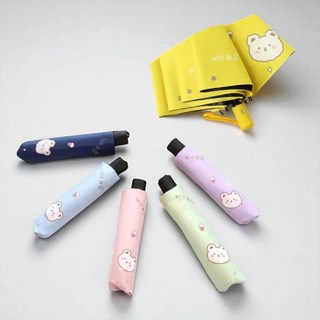 랄라월드 캐릭터 비가와요 3단 UPF50 플러스 자외선99퍼센트차단 초경량 암막 미니 전자동우산 어린이양산 초등학생우산