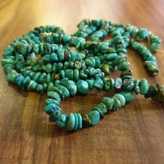 尼泊爾進口 綠松石串 原石 DIY手工藝串珠材料 未染未切割, 一串30克, 1個