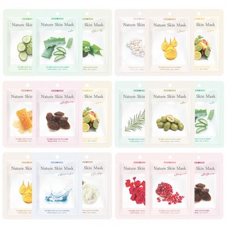 30+30매 네이처스킨 마스크팩 두달 패키지/1일1팩, 선택1:영양(스네일블루베리로얄제리), 선택2:탄력(로얄.홍삼.비타민), 60개