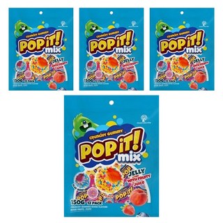 PHAM NGUYEN 팝잇 믹스 젤리 12개입, 150g, 4개