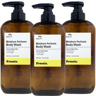 꽃을든남자 모이스처 퍼퓸 바디워시 490ml 3개