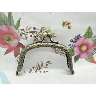 愛心手工材料鋪 8.5公分 弧形古銅口金 單耳設計 DIY手作材料