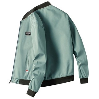 春秋新男士外套青年薄款夾克男修身休閒純色棒球服上衣夾克衫男裝