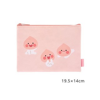 韓國 kakao friends 扁型棉收納包 化妝包 衛生棉包 隨身包 韓國製 萊恩 屁桃 可愛