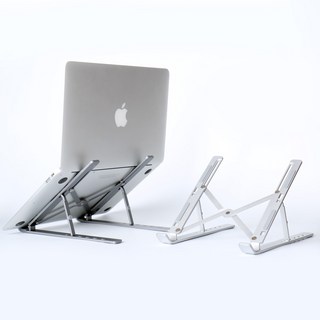 레이븐 휴대용 접이식 노트북 받침대, 다크실버, 1개