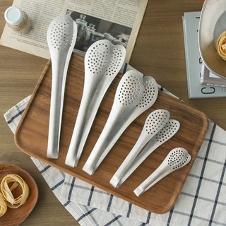 [요리하는남자들] 베이직 주방 요리 음식 타공 집게 5size, 특대 28cm, 1개