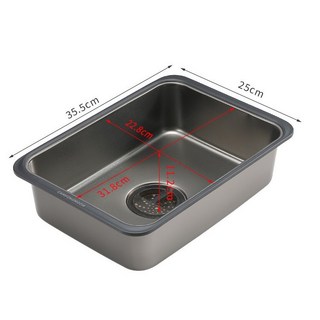 露營中毒本鋪 柯曼 IGT一單位水槽 IGT桌配件 304不鏽鋼露營水槽, 黑色, 1個