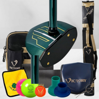 VAVAGOLF 빅토리 국산제작 파크골프체 프리미엄 풀 세트 NM-03t, 그린