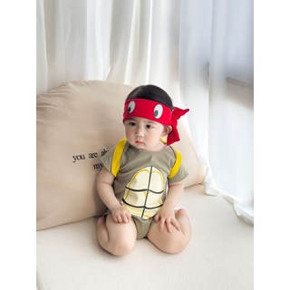 寶寶忍者龜造型服裝套裝，可愛造型，柔軟舒適，派對穿搭首選