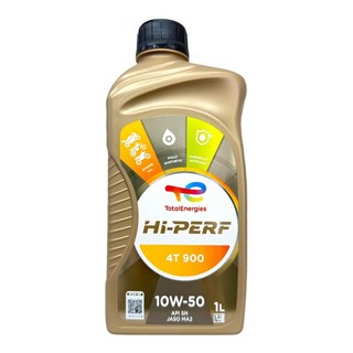 TOTAL Hi-PERF 4T 900 10W50 全合成機油 歐洲製 摩托車機油, 1個, 900 4T 10W50