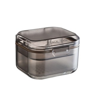 임시치아접착제 인공치아 치과용접착제 치열 교정 리테이너 밀폐 청소 상자 구강 치아 교정기 가짜 보관 치과 케이스 틀니 목욕