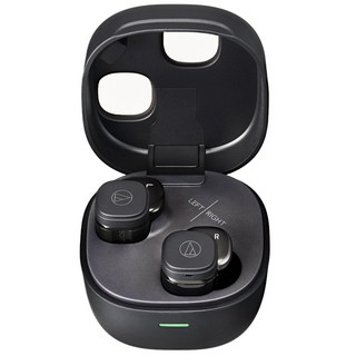 鐵三角 ATH-SQ1TW2 真無線藍牙耳機，輕巧舒適，多色可選，無線音樂享受, 黑色