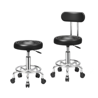 HOME GYM CLUB 美容椅，360度旋轉升降加厚氣墊靜音滑輪，美容院實驗室適用, 美容椅【標準款】, 1件