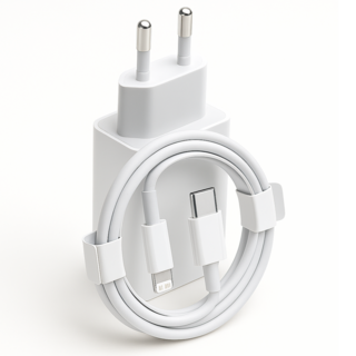 아이폰 에어팟 고속 충전기 C타입 TO 라이트닝 스트랩 어댑터 충전 아이폰 14 13 호환 케이블 에어팟 프로 2 충전기, 1m, 화이트, 1개