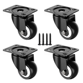 엠파이어 2인치 평판회전 캐스터 폴리우레탄 바퀴 Z5, 4개