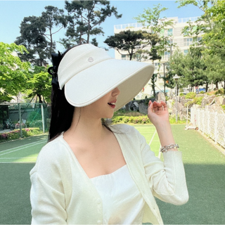 테일스타 자외선차단모자 햇빛가리개 썬캡 챙넓은 골프 모자