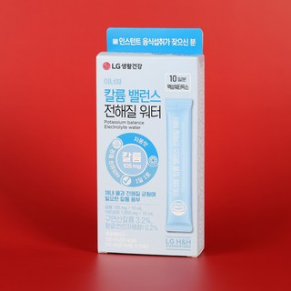 LG생활건강 이너뷰 칼륨밸런스 전해질워터 10포, 5개