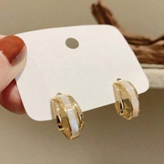 舉飾無雙 925銀飾 304L不鏽鋼C形設計空心 耳環