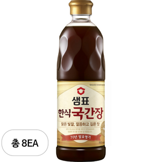 샘표 한식국간장, 860ml, 8개