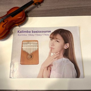 老羊樂器店 拇指琴 卡巴林琴 教本 教材 初學者適用, 1個