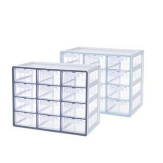 시스맥스 UP 시스템 멀티박스 12단, 그레이, 2개