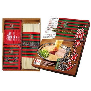 일본 이치란 라멘 돈코츠 라면 밀키트 5인분 1박스, 5개