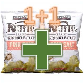 [1+1] 커클랜드 케틀 핑크솔트 감자칩 907g 비스켓 코스트코, 2개