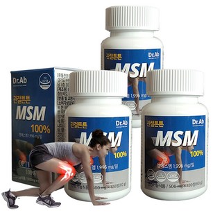 닥터아브 관절튼튼 MSM 100%, 120정, 3개