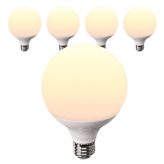 LISHIN Vitson LED球泡燈 短版 G95 12W, 5個, 燈泡色
