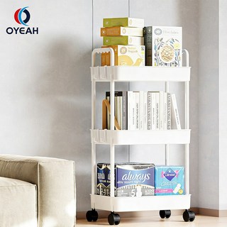 OYEAH 3단 수납 선반, 화이트