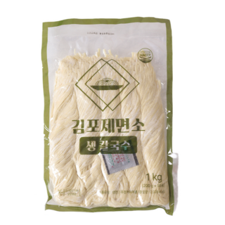김포제면소 생칼국수면 1kg 5인분 가정용, 1개