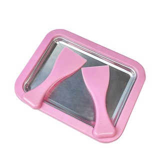 家用DIY炒冰機 食品級304不鏽鋼 附贈冰鏟 輕鬆製作美味炒冰, 粉色