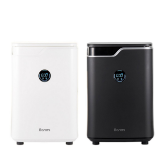 [국내제품] 바리미 가정용 미생물 음식물쓰레기 처리기 미니 1KG 용량, 화이트, GL-010