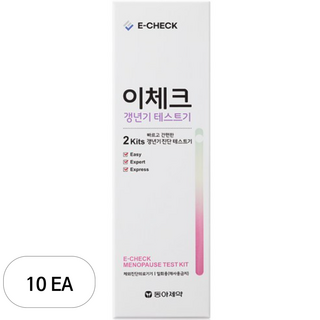 동아제약 이체크 갱년기 테스트기, 2개입, 10개